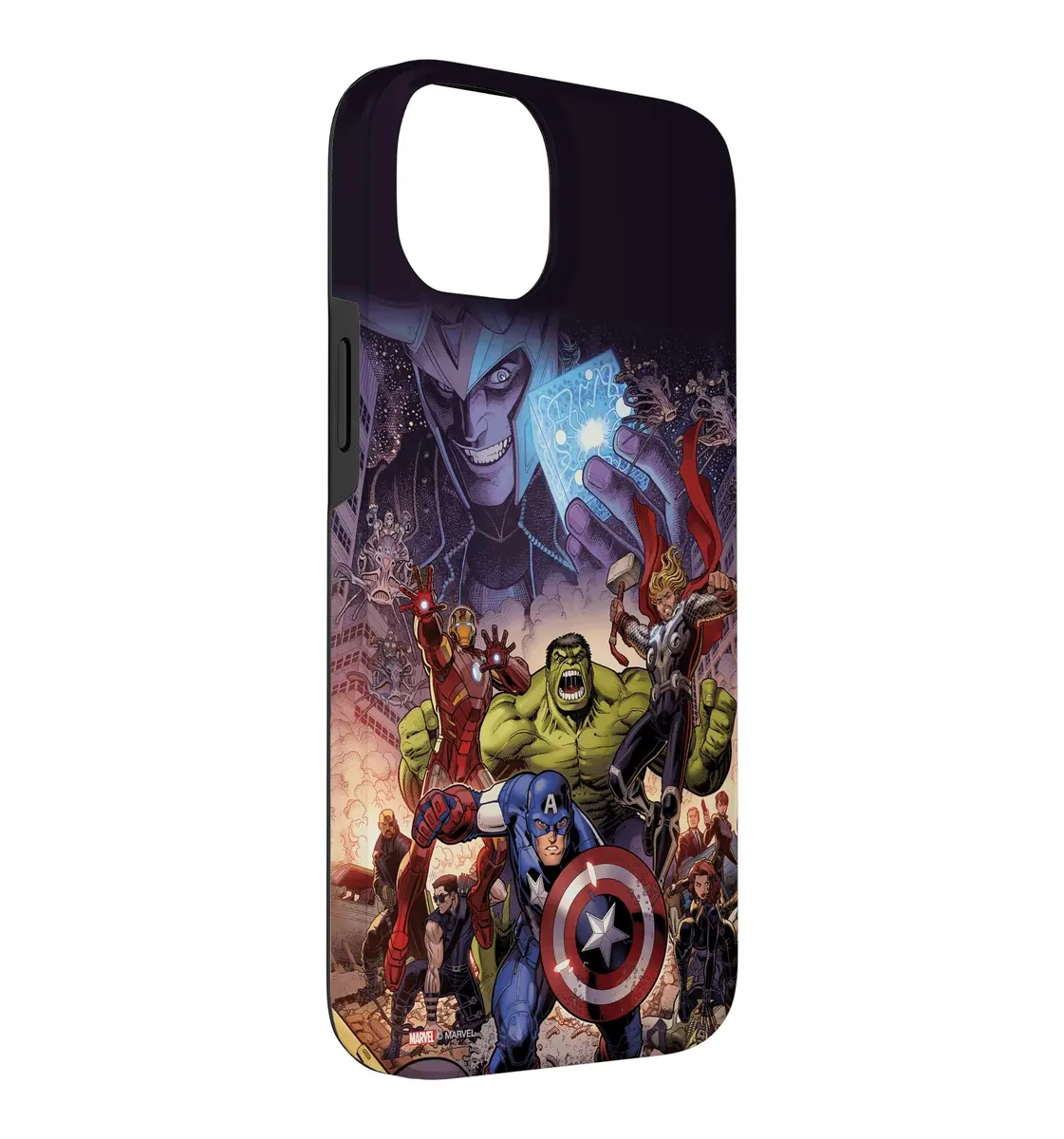 Marvel The Avengers Infinity Saga Comic Cover Case for iPhone 14 Plus | Marvel Super Hero Phone Cover with Drop Protection - view 3