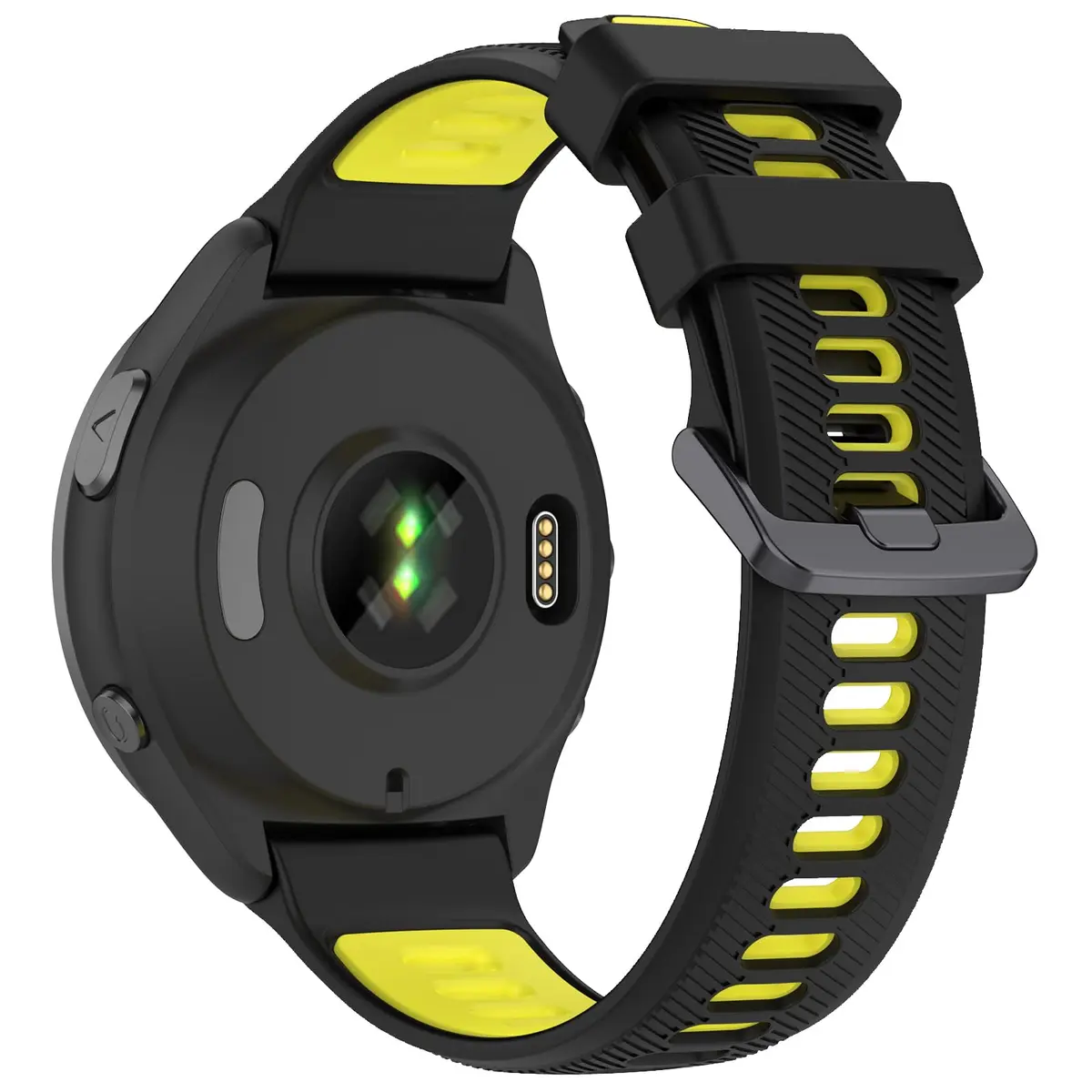 TopPerfekt Silicone Watch Band Compatible with Garmin Forerunner 965/955/935/Fenix 7/6/5 Series 22mm | Breathable & Lightweight - view 2
