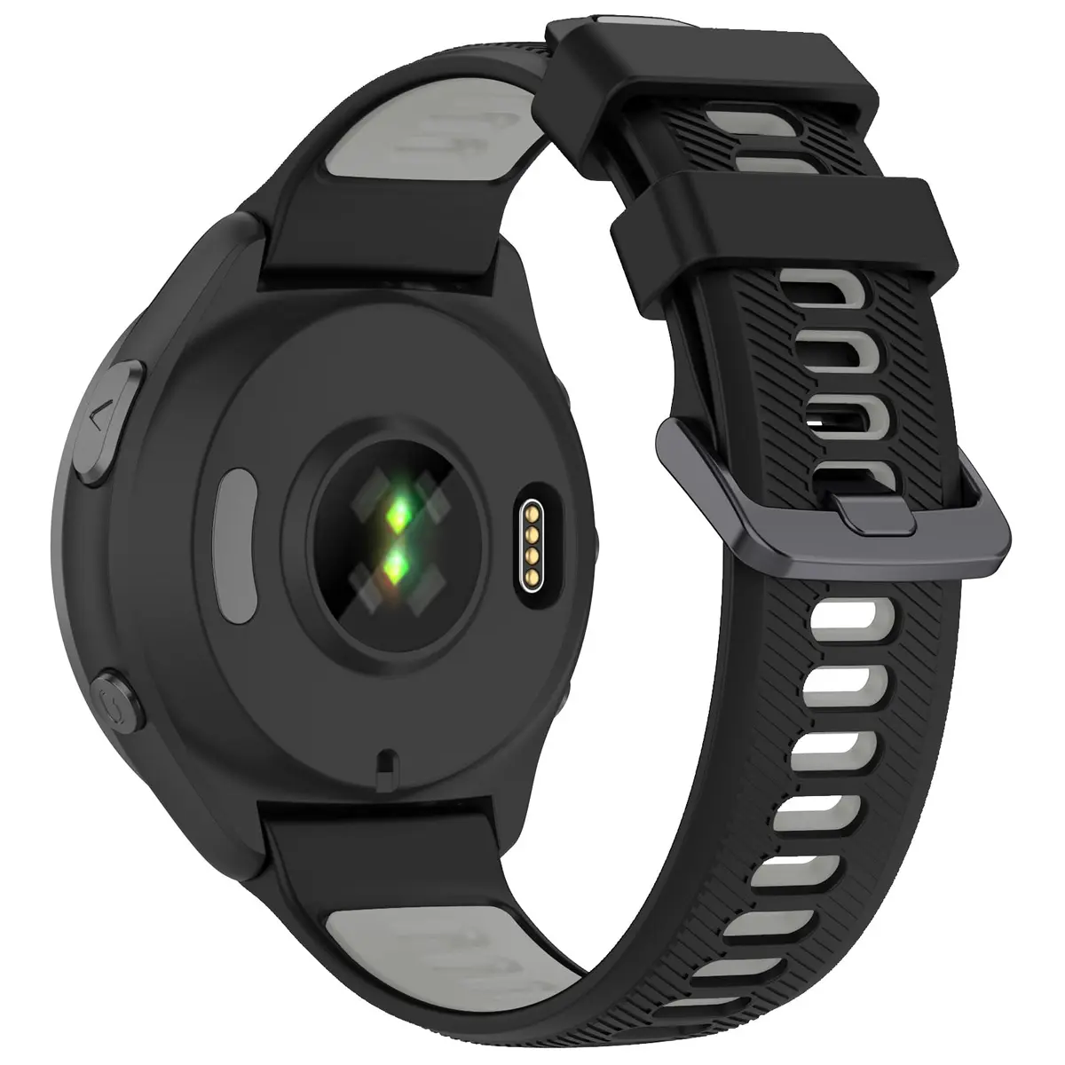 TopPerfekt Silicone Watch Band for Garmin Forerunner 965/955/935/Descent G1/Instinct/Fenix 5/6/7/8/MARQ 22mm | Breathable & Lightweight - view 2