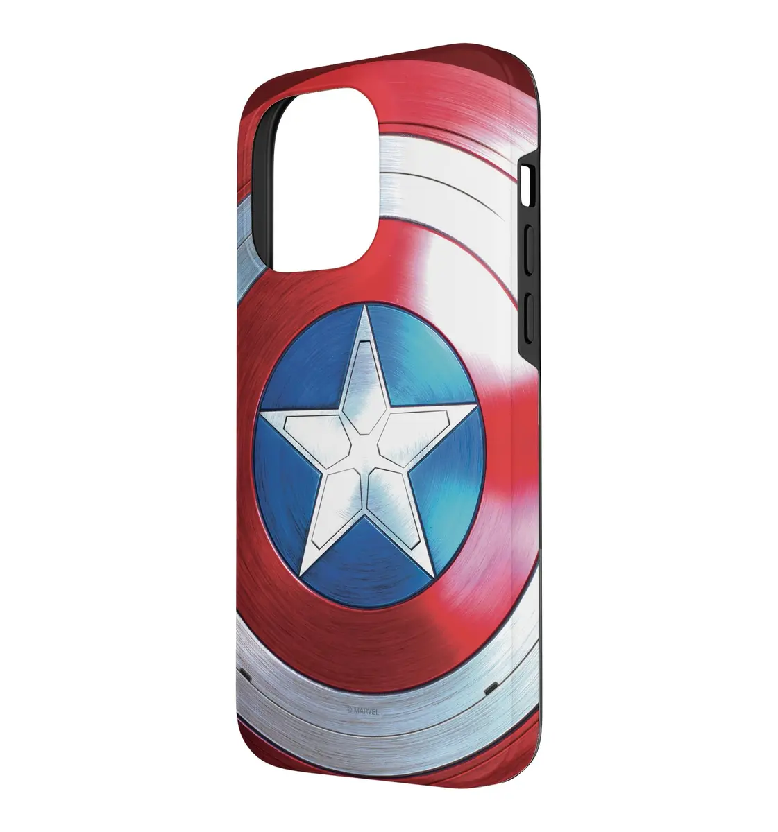 Marvel The Falcon and The Winter Soldier Captain America Shield Case for iPhone 14 Pro Max | Shock-Resistant Polycarbonate & TPU - view 2