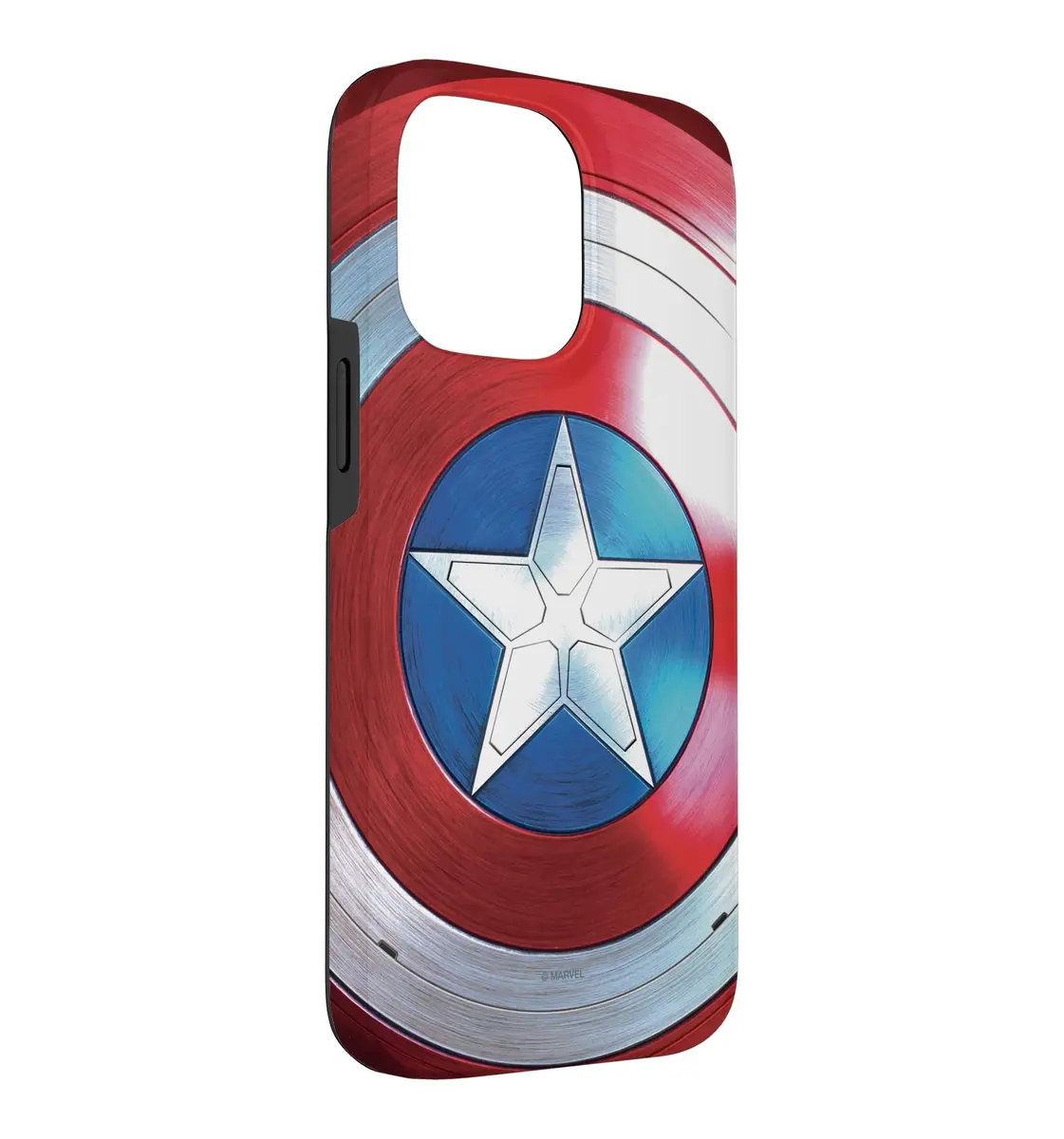Marvel The Falcon and The Winter Soldier Captain America Shield Case for iPhone 14 Pro Max | Shock-Resistant Polycarbonate & TPU - view 3