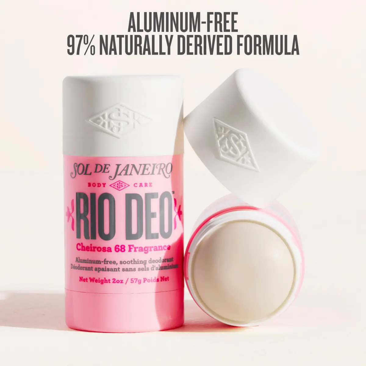 Sol de Janeiro Rio Deo - Refillable Aluminum Free Deodorant 2 Oz | Cheirosa 68 Scent, Vegan & Baking Soda Free - view 2