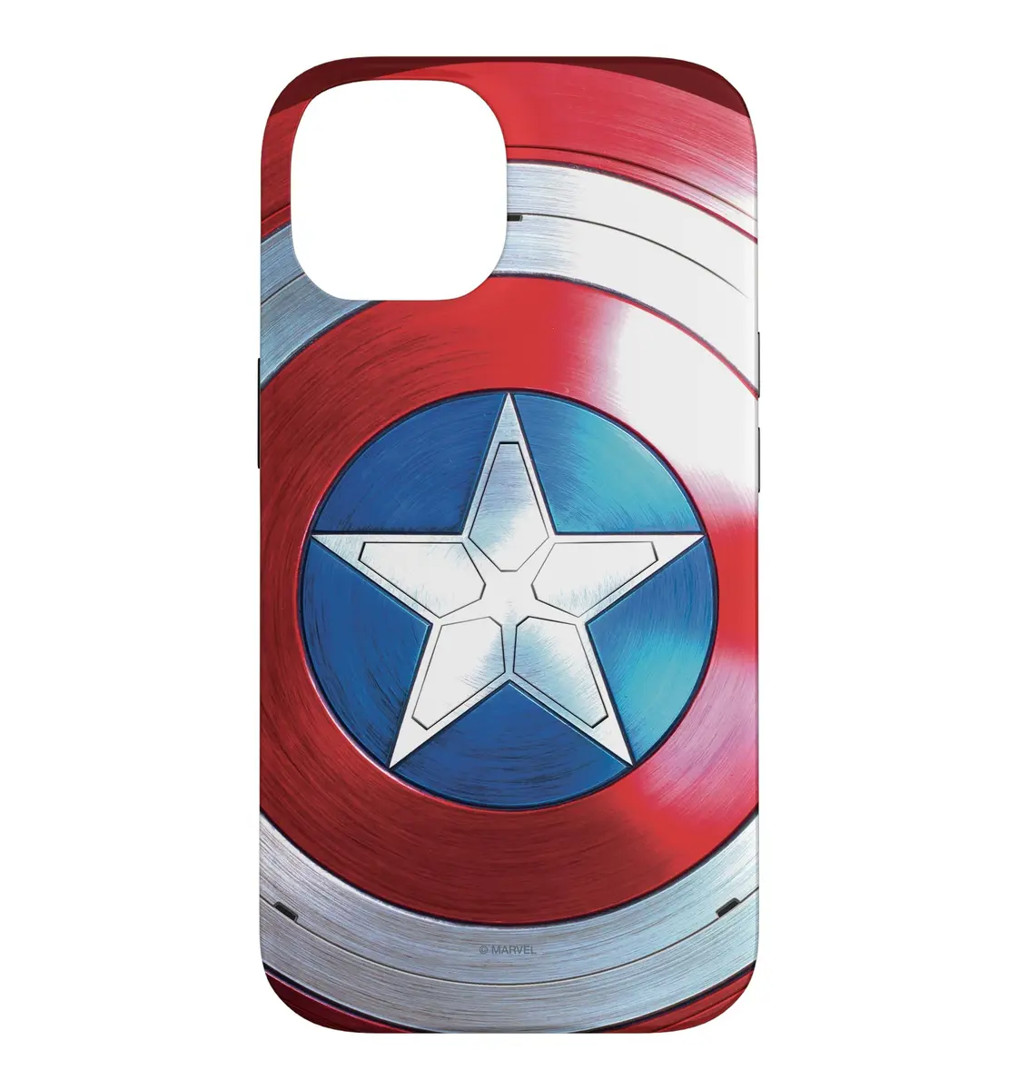 Marvel The Falcon and The Winter Soldier Captain America Shield Phone Case for iPhone 14 | Shock-Resistant, Easy Install - main product image
