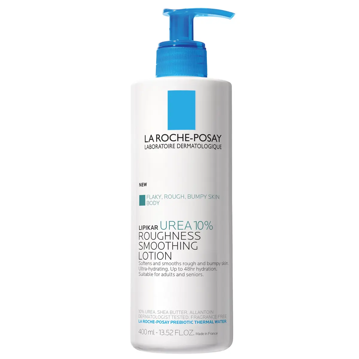 La Roche-Posay Lipikar Urea 10% Body Lotion for Dry Skin | 13.52oz, Ultra-Hydrating & Exfoliating - main product image