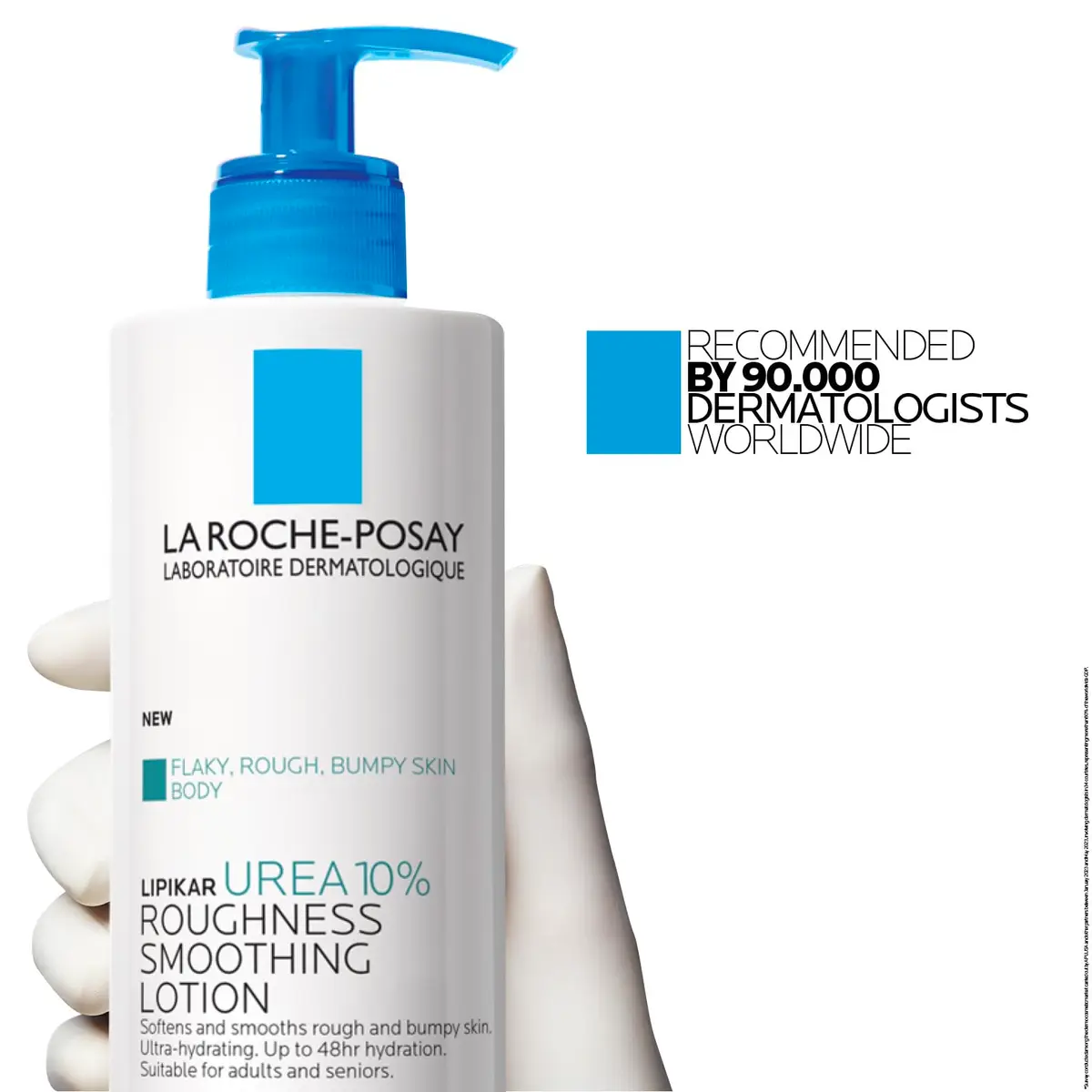 La Roche-Posay Lipikar Urea 10% Body Lotion for Dry Skin | 13.52oz, Ultra-Hydrating & Exfoliating - view 8