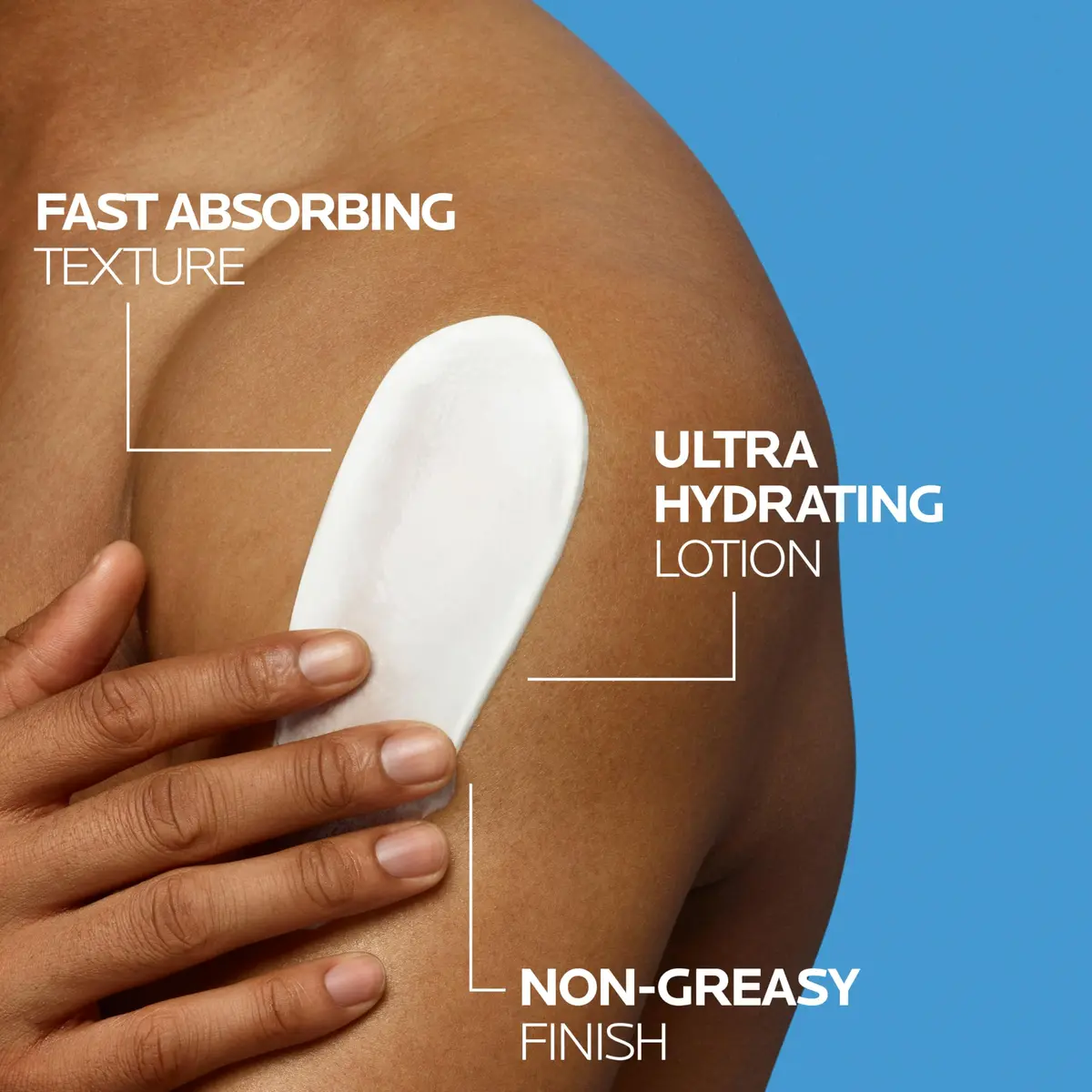 La Roche-Posay Lipikar Urea 10% Body Lotion for Dry Skin | 13.52oz, Ultra-Hydrating & Exfoliating - view 3