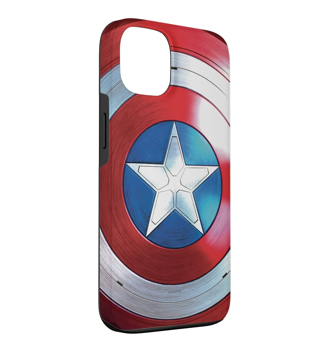 Marvel The Falcon and The Winter Soldier Captain America Shield Case for iPhone 13 | Durable Polycarbonate & TPU - view 3