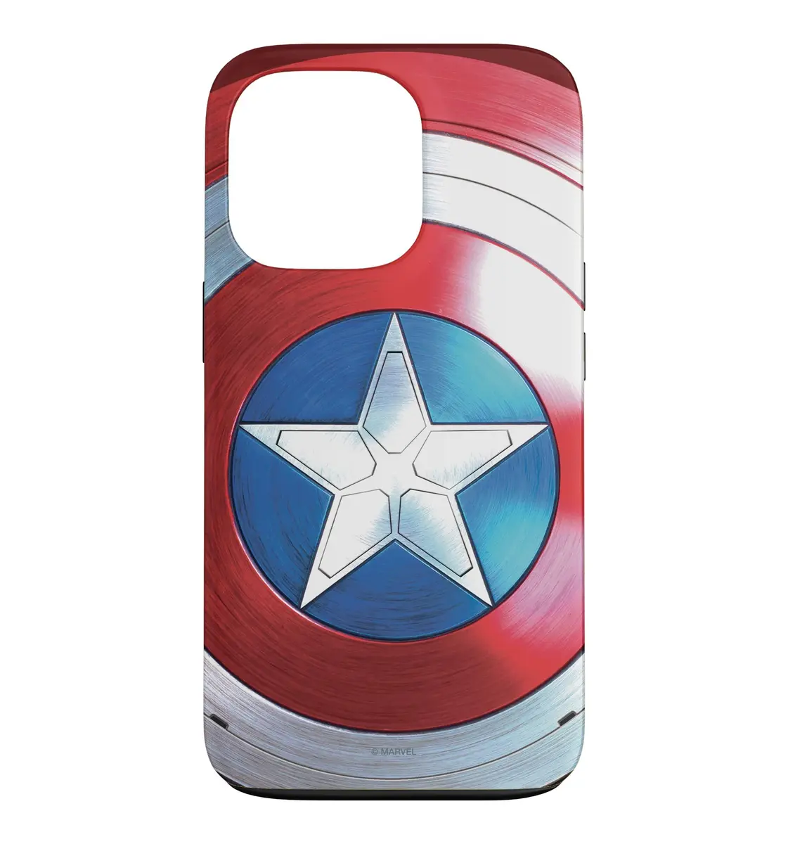 Marvel The Falcon and The Winter Soldier Captain America Shield Phone Case for iPhone 13 Pro | Durable Polycarbonate & TPU - main product image