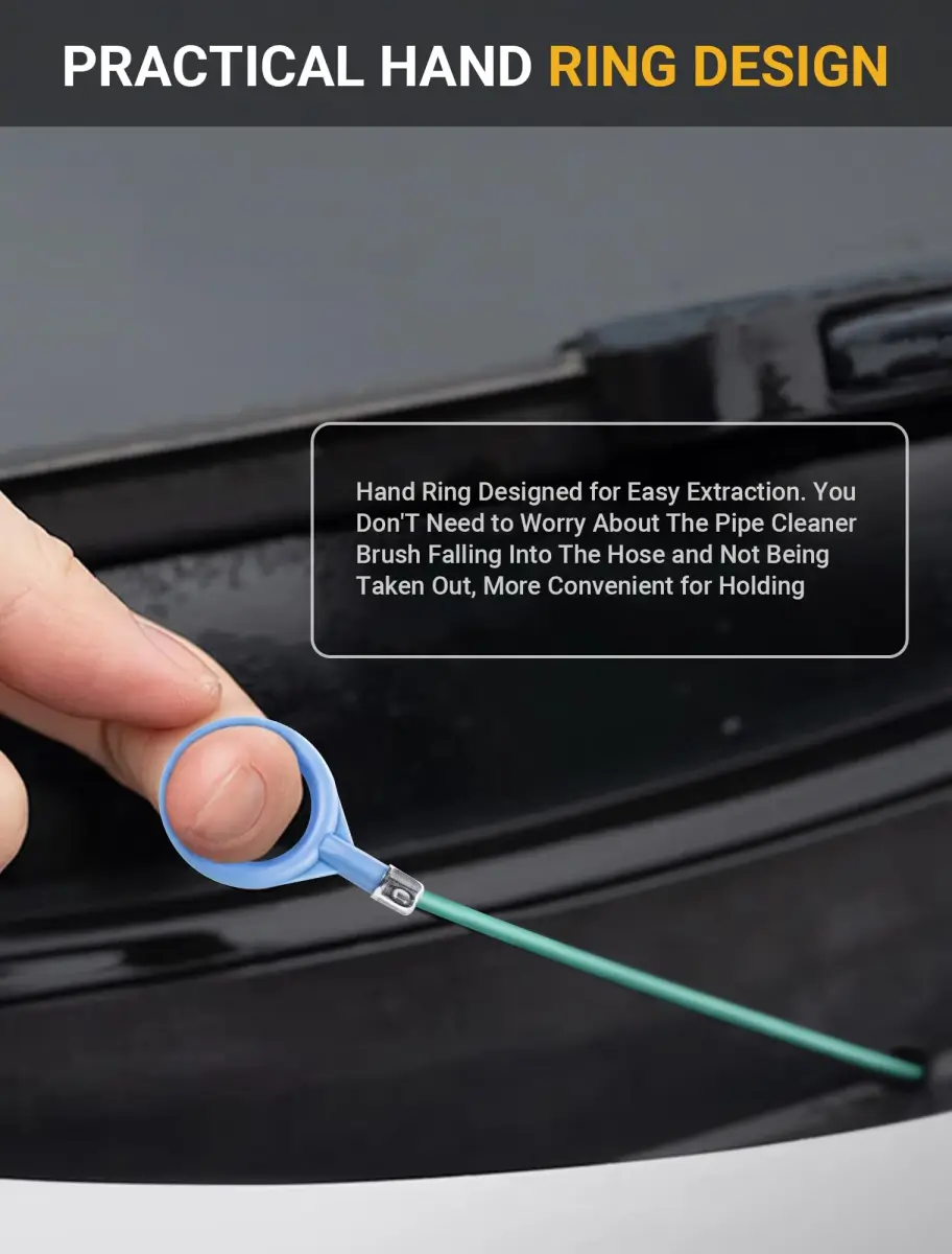 SARDVISA 78-Inch Flexible Sunroof Drain Cleaning Brush | Cleans Narrow Pipes & Curved Tubing - view 5