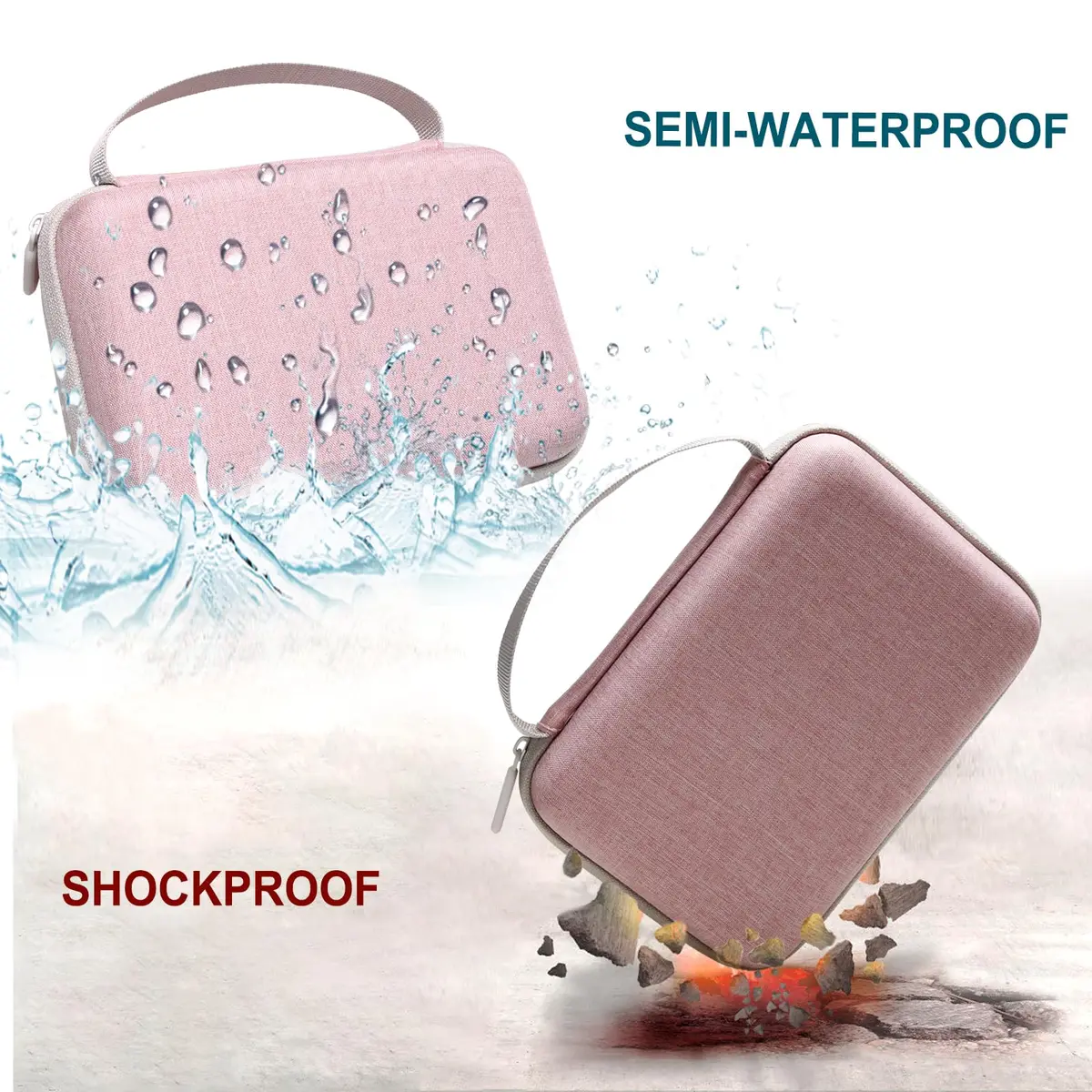 L LTGEM Camera Case for Sony ZV-1F/ZV-1/ZV-1 II | Shockproof, Water-Resistant Pink - view 7