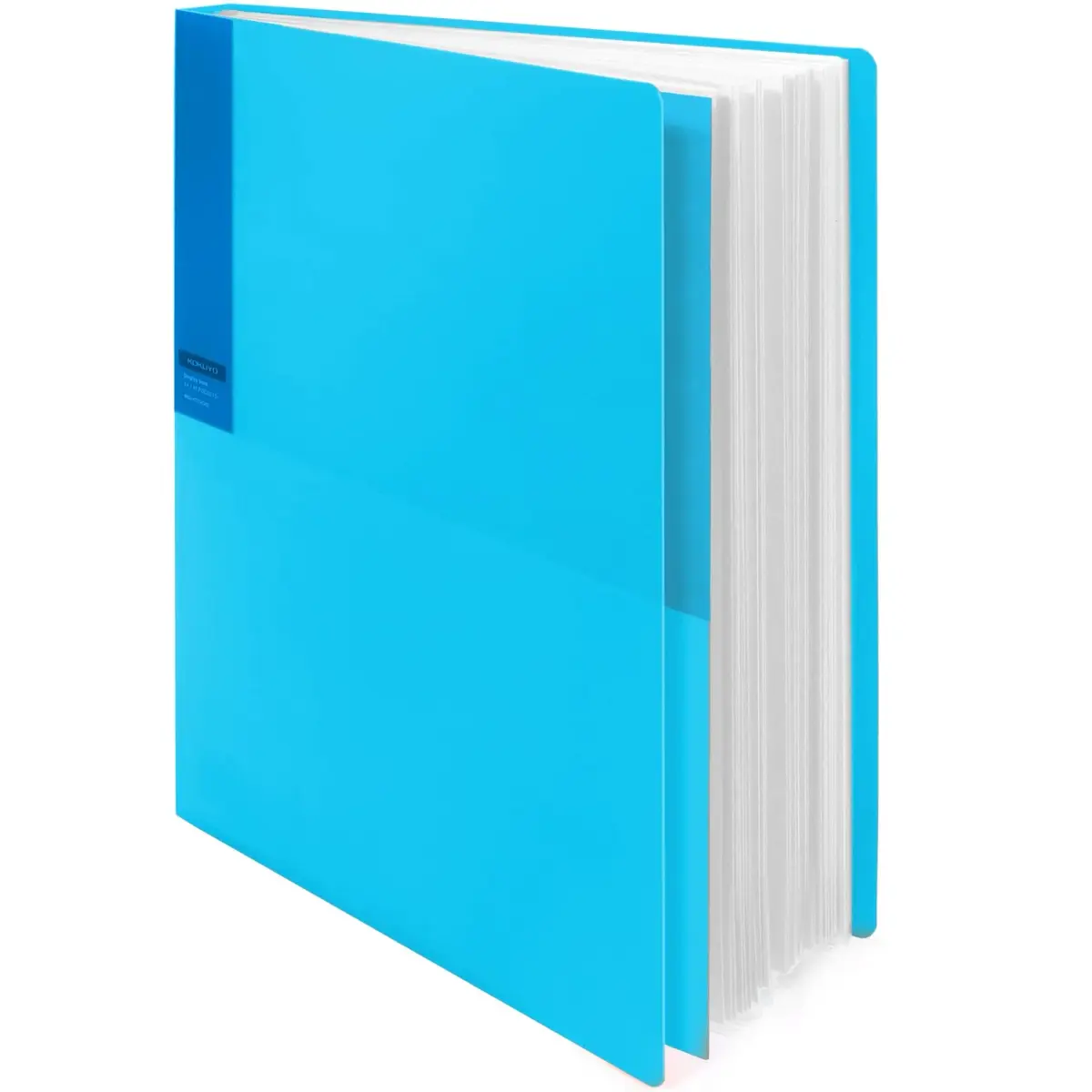 Kokuyo 40-Pocket Binder with Plastic Sleeves, A4 Size | Clear Sheet Protectors for 80 Pages - main product image