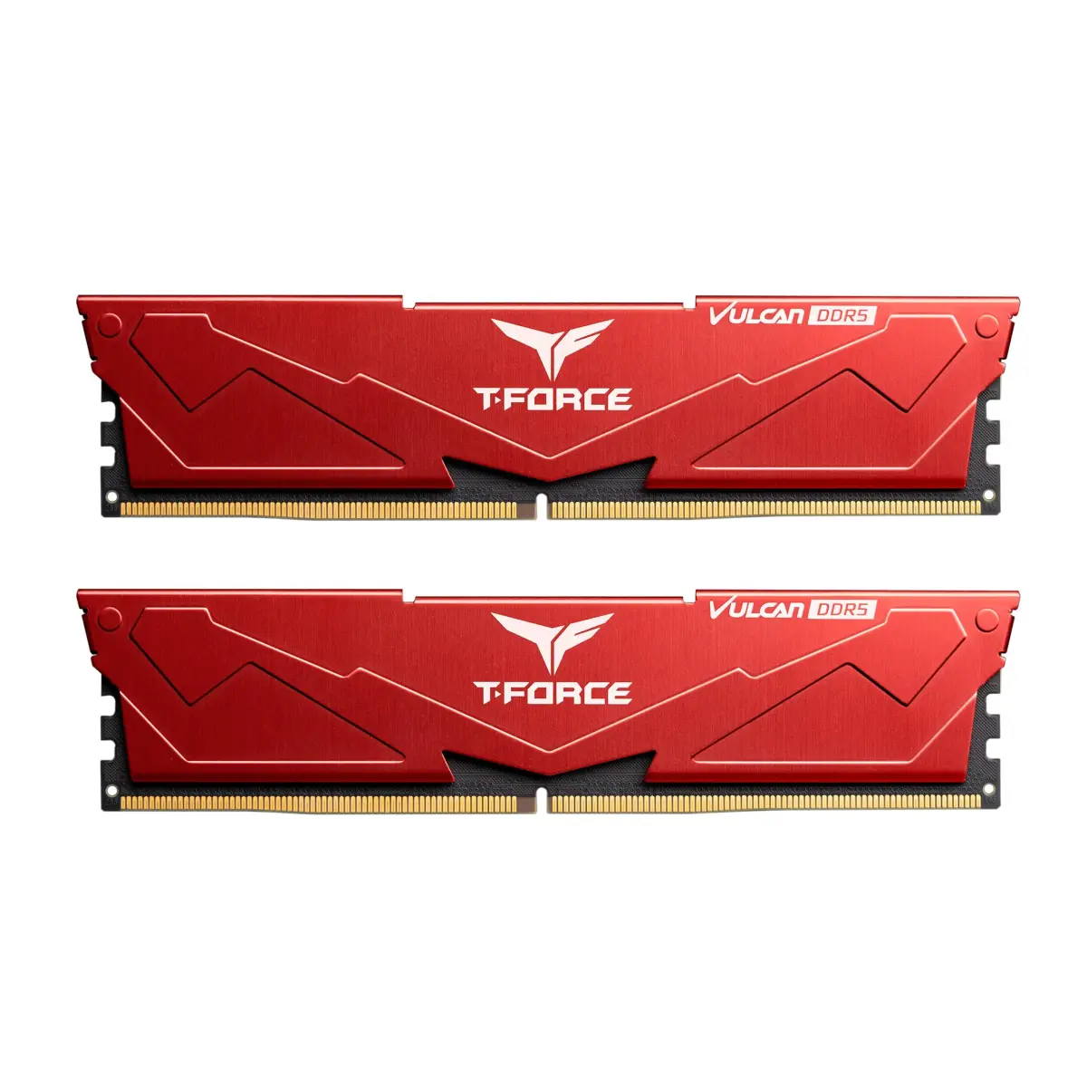 TEAMGROUP T-Force Vulcan DDR5 32GB (2x16GB) 6000MHz CL30 Red | High-Performance Desktop Memory Module - main product image