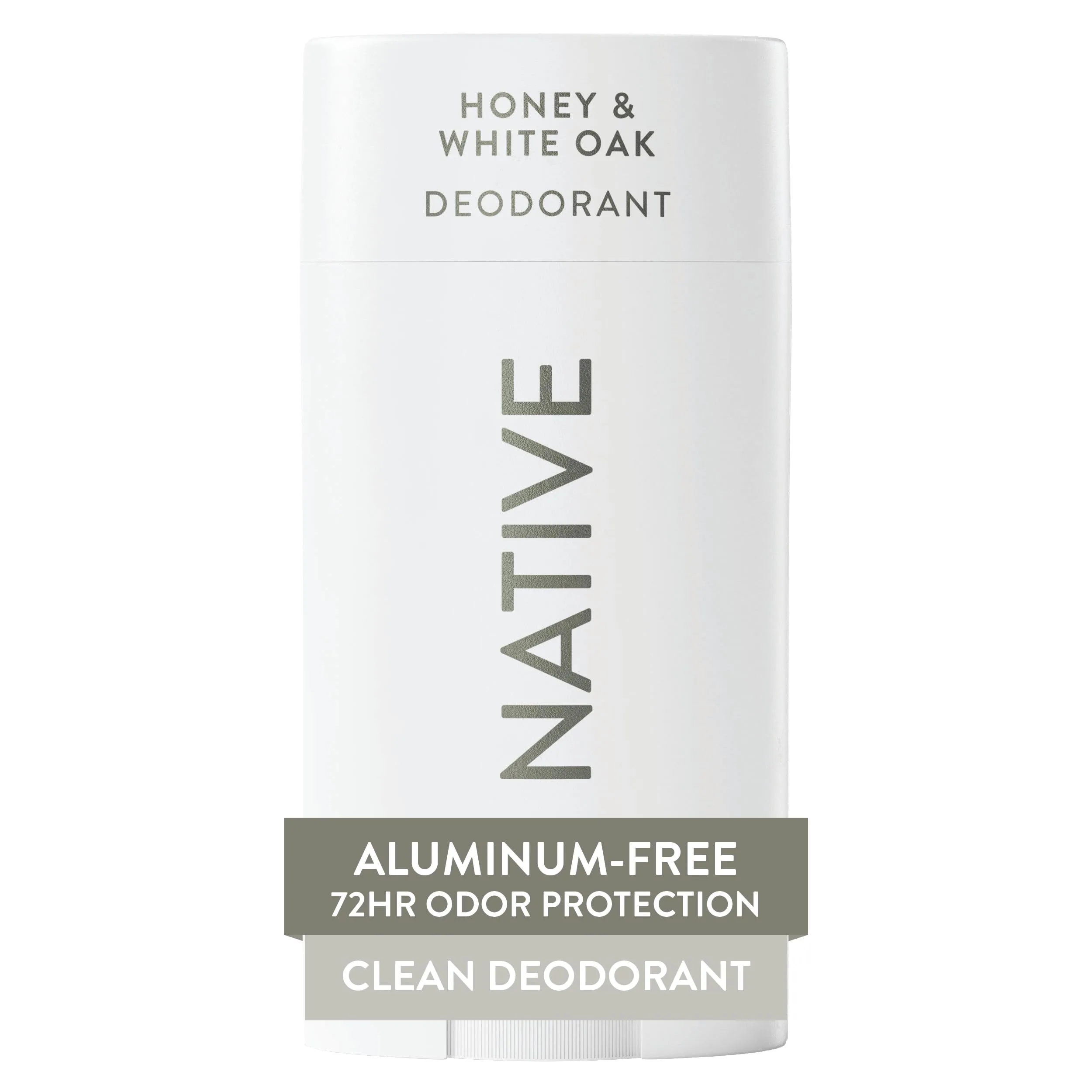 Native Honey & White Oak Natural Deodorant Stick, 72-Hour Odor Control, 75g (2.65 oz) | Aluminum-Free - main product image