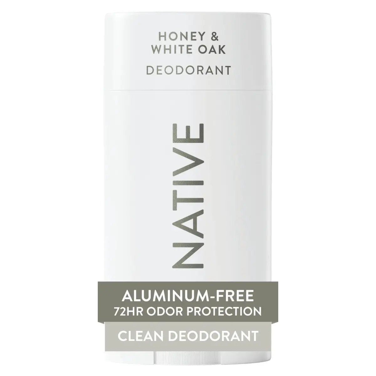Native Honey & White Oak Natural Deodorant Stick 77g (2.65oz) | 72-Hour Odor Control - main product image