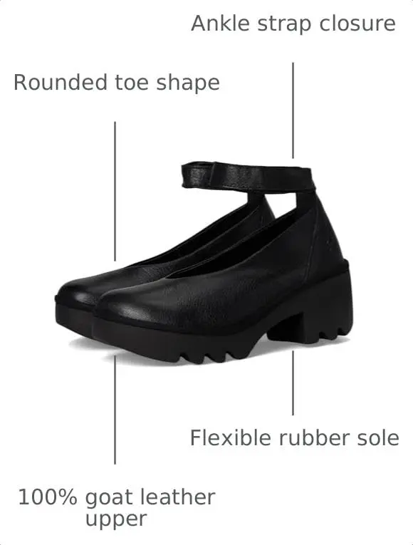 Fly London Tiry497fly Women's Pump Shoes 9 Medium | Rich Leather Comfort - view 3