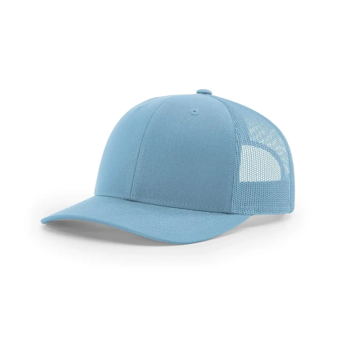 R Richardson 112 Trucker Baseball Cap Columbia Blue One Size Fits Most | Breathable Mesh Back - main product image