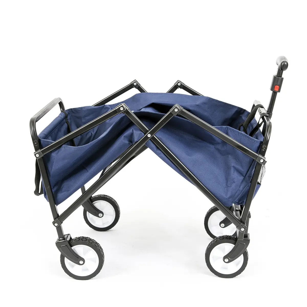 MacSports Utility Cart Wagon 150 LBS Navy | Lightweight Collapsible Outdoor Wagon - view 3