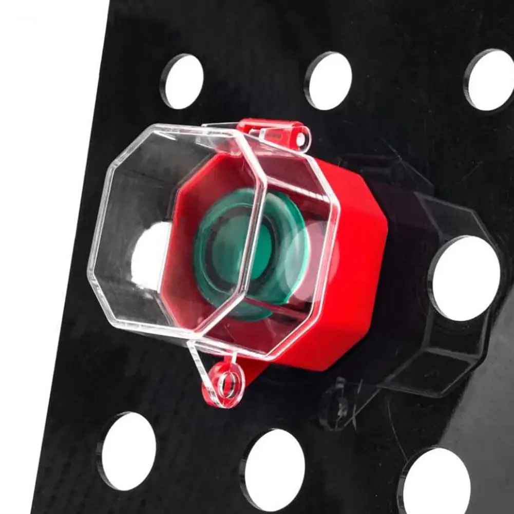 Hdtyyln Emergency Stop Protection Cover 55mm x 55mm x 77mm | Transparent Plastic Safety Cover - view 2