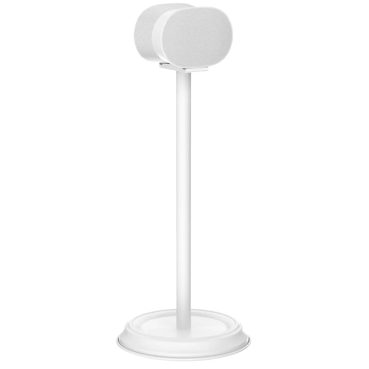 Chunxiao Heavy-Duty Speaker Stand for Sonos Era 300, White | 99.9 cm (39.4 Inches) Floor Speaker Stand with Cable Management - main product image