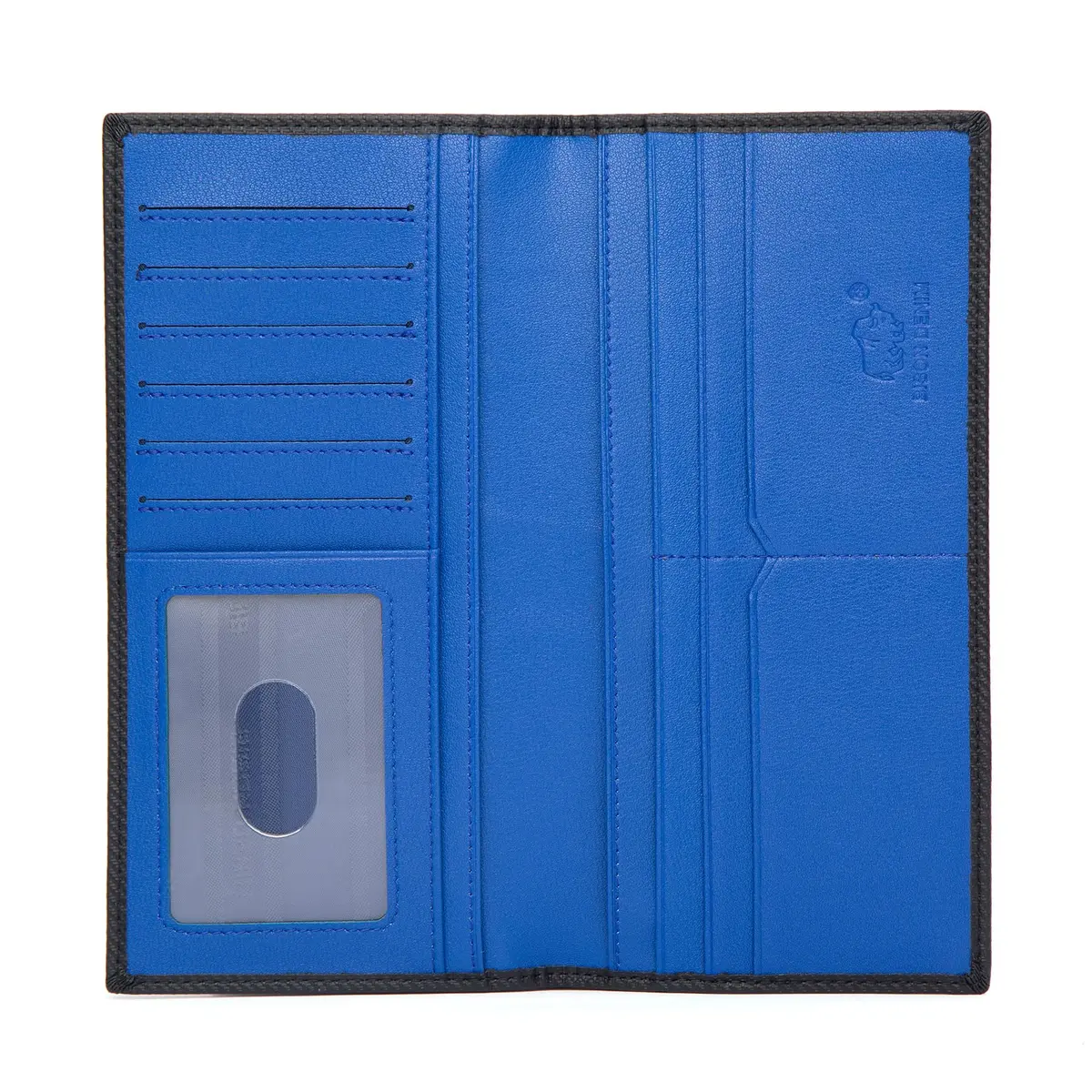BISON DENIM Men's Long Bifold Wallet with AirTag Holder, RFID Leather, 19 cm (7.5") | Genuine Cowhide Leather - view 8