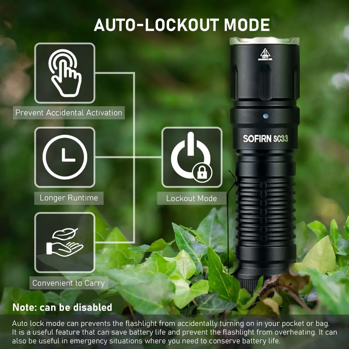 CSTEBOKE SC33 Tactical Flashlight 5200 Lumens | USB Rechargeable, 327m Beam Distance - view 7