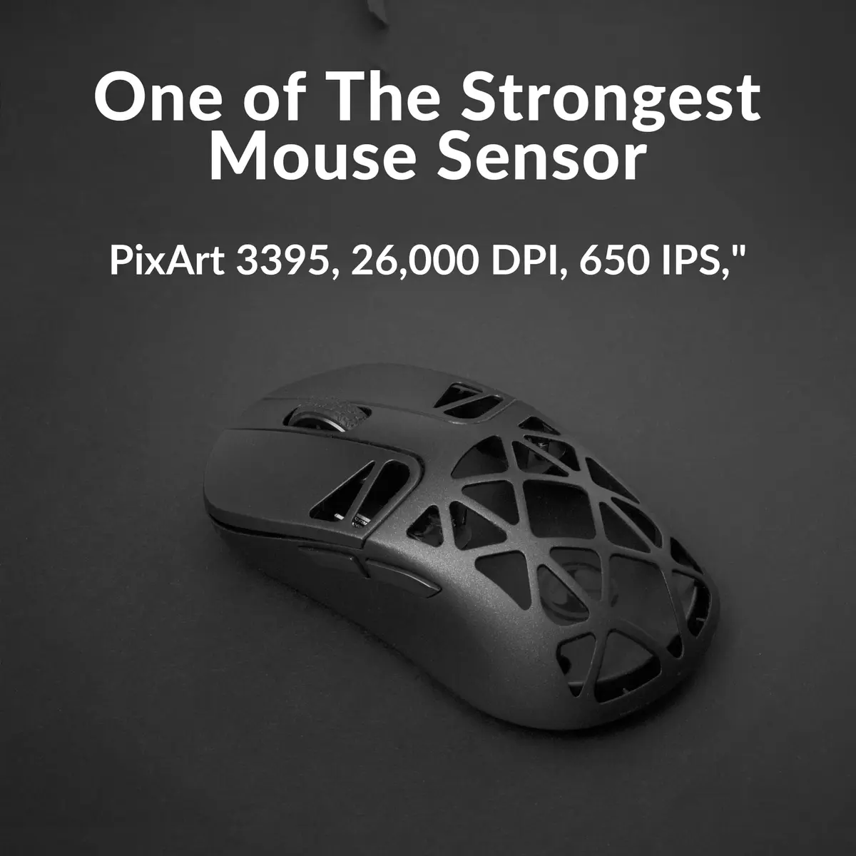 Keychron M3 Mini 4K Wireless Bluetooth 5.1/2.4 GHz/Wired Optical Mouse | Ultra-Lightweight 65g Programmable PixArt 3395 Sensor - view 5