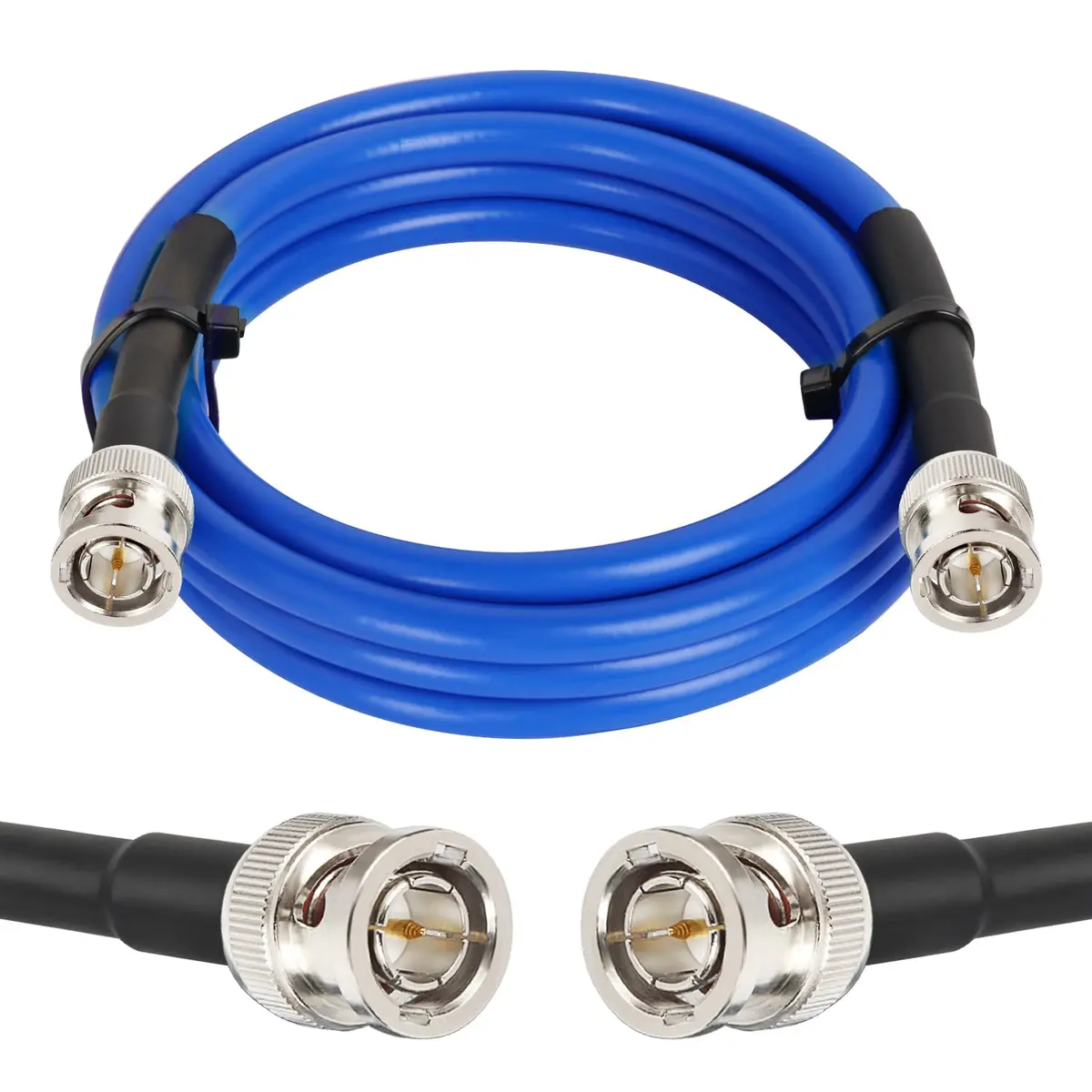 XRDS -RF 12G SDI Cable 6FT | Supports 4K/8K Video, HD-SDI, 3G/6G/12G, 75ohm BNC Male Cable for Video Security - main product image