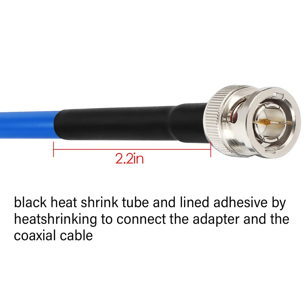 XRDS -RF 12G SDI Cable 6FT | Supports 4K/8K Video, HD-SDI, 3G/6G/12G, 75ohm BNC Male Cable for Video Security - view 4