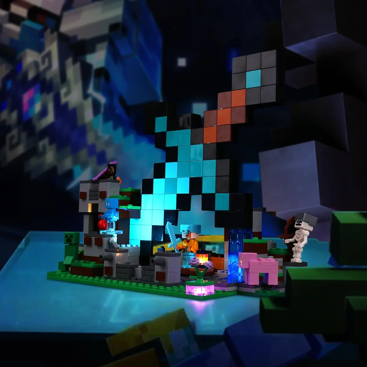Hilighting LED Light Kit for LEGO Minecraft The Sword Outpost 21244 | Educational Toy Building Block - view 3