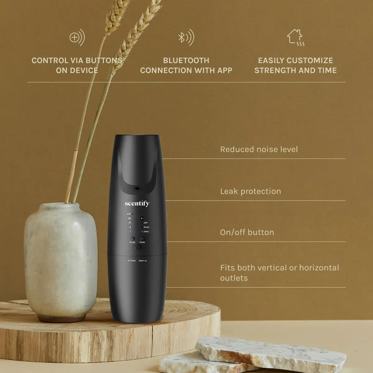 Scentify Waterless Diffuser - Cold Air Scent Diffuser Oil Machine for Home | Aromatherapy Bluetooth Control - view 2