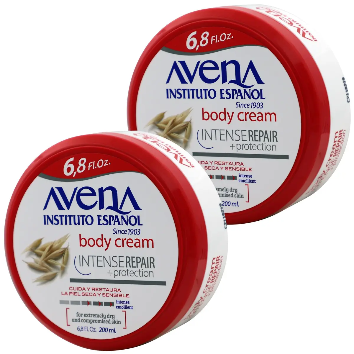 Avena Instituto Espanol Intense Repair Body Cream 6.8 Fl Oz | Soothes Sensitive Skin & Hydrates All Day - main product image