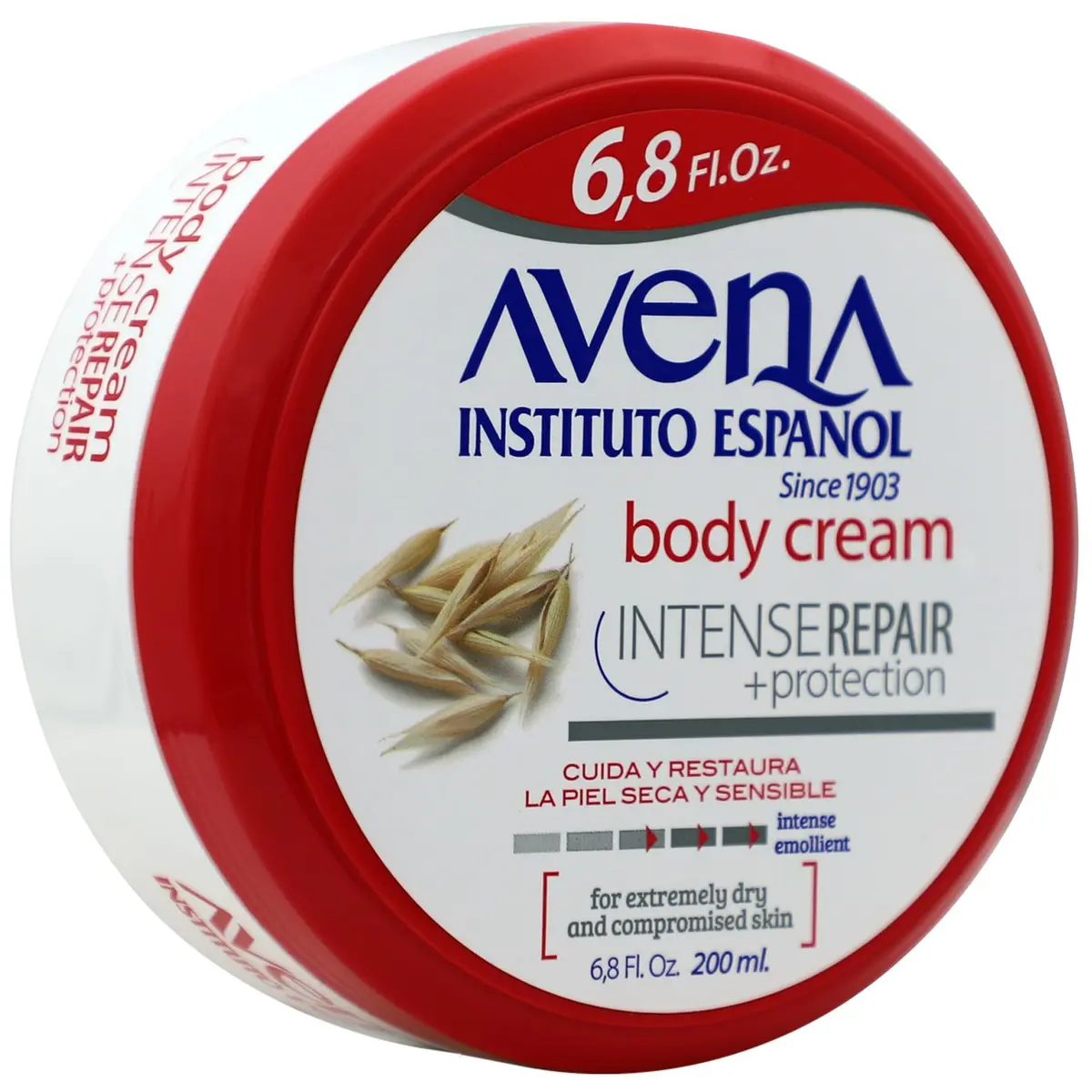 Avena Instituto Espanol Intense Repair Body Cream 6.8 Fl Oz | Soothes Sensitive Skin & Hydrates All Day - view 2
