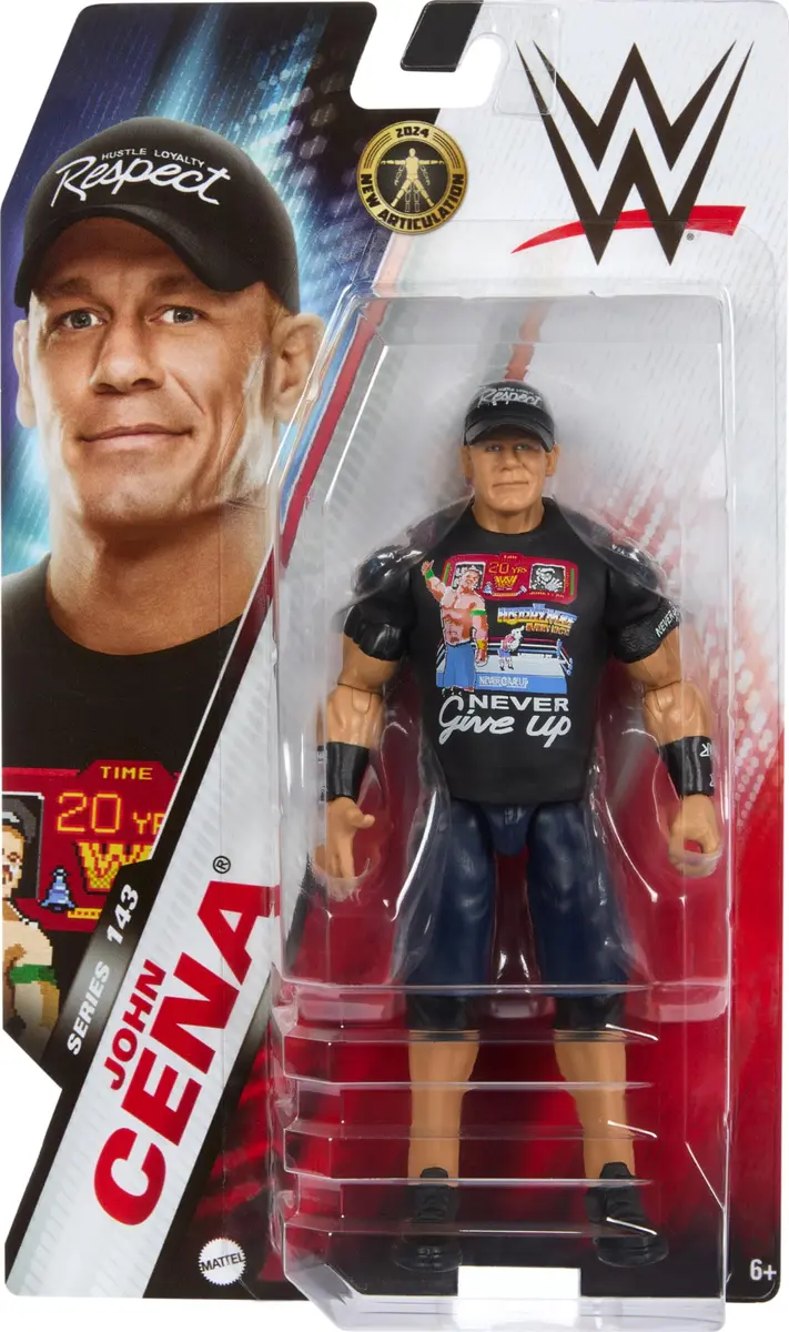 Mattel WWE Action Figure Series #143 John Cena 6-inch | Authentic WWE Collectible with 10 Articulation Points - view 2
