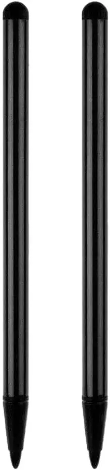 baolaili Universal Stylus Pens for Touch Screens (2-Pack, Black) | Dual Tip for Capacitive & Resistive Screens - main product image