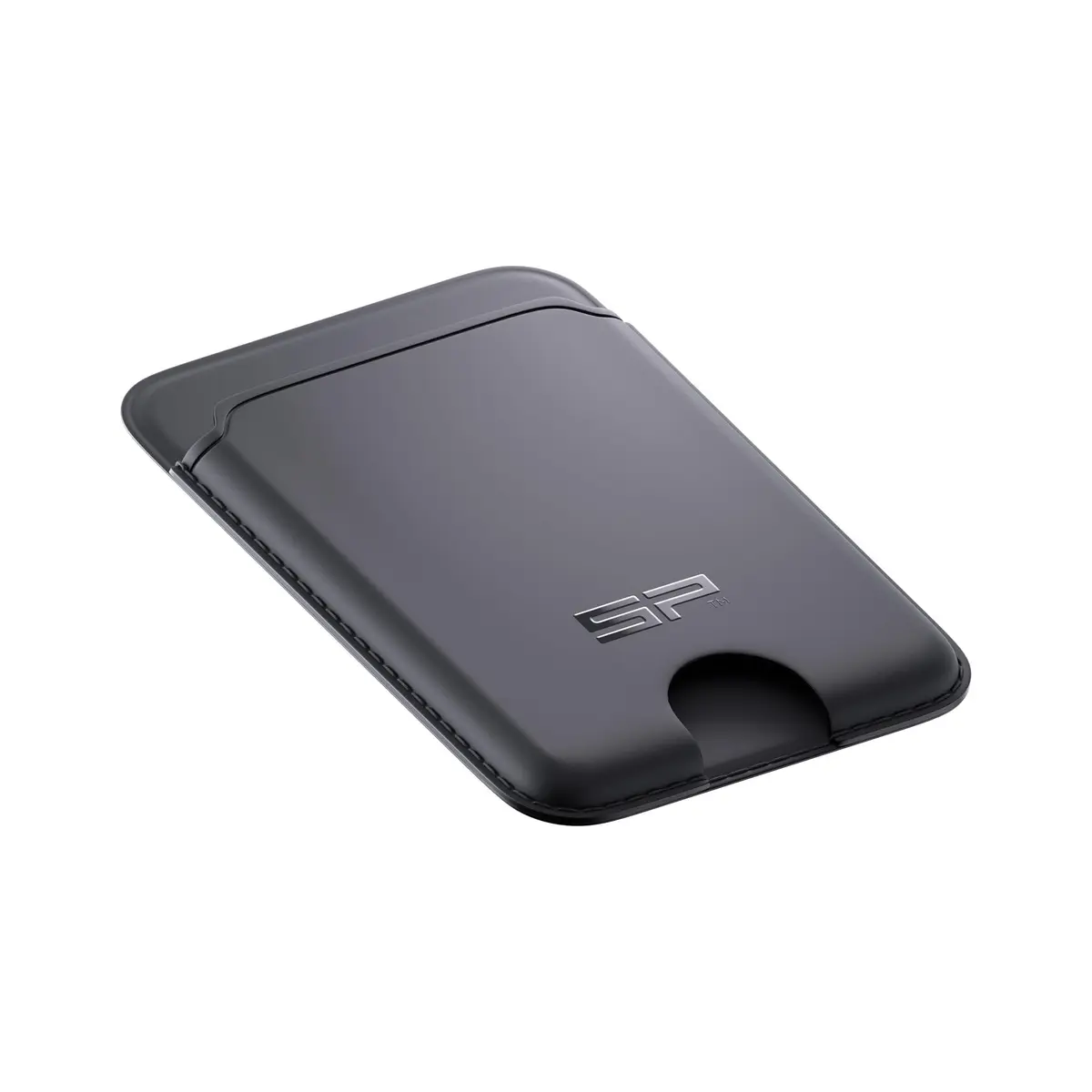SP CONNECT Card Wallet SPC+ | Slim RFID Shield, Magnetic Closure, Fits 4 Cards, Black - main product image