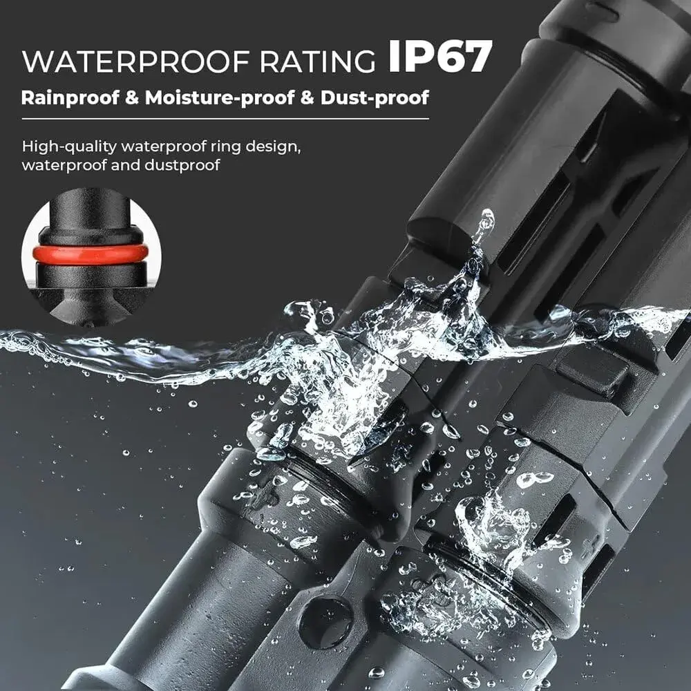 REEYINTCK XT60i 12AWG Solar Cable 1.5m (5ft) | Connects Solar Panels to EcoFlow Delta Pro - view 4