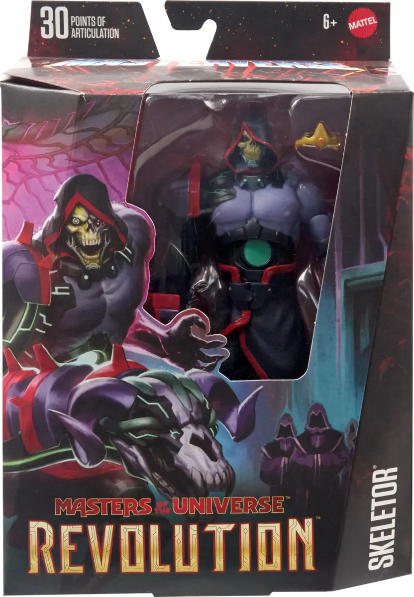 Masters of the Universe Skeletor Deluxe Action Figure 7-inch (17.8 cm) | Cybernetic Slave with 30 Articulations - view 2