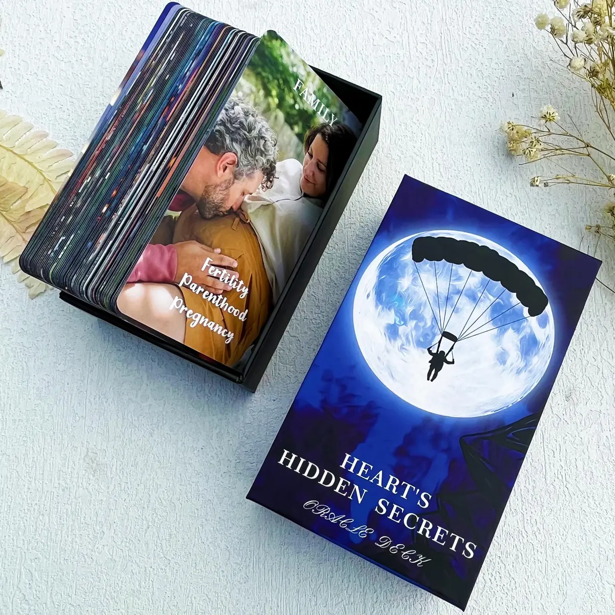 soulme Twin Flame Love Oracle Cards, Hearts Hidden Secrets Oracle Deck, 78 Cards for Beginners | Uncover True Heart Space - view 2