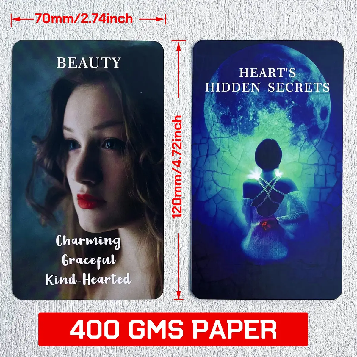 soulme Twin Flame Love Oracle Cards, Hearts Hidden Secrets Oracle Deck, 78 Cards for Beginners | Uncover True Heart Space - view 4