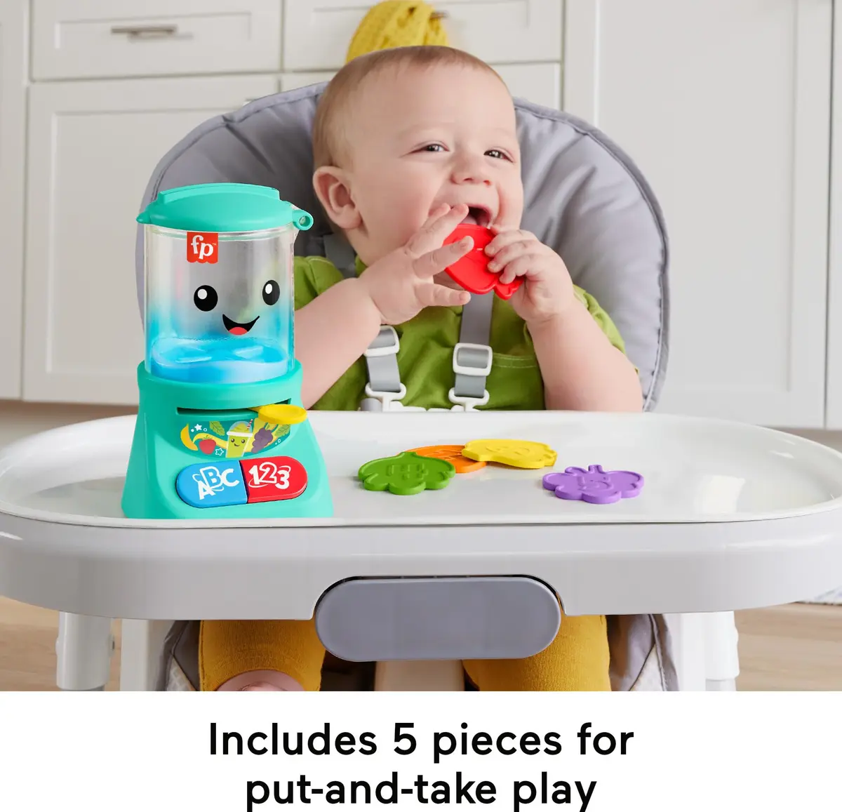 Fisher-Price Laugh & Learn Counting & Colors Smoothie Maker Toy | Interactive Learning Toy for Babies & Toddlers - view 4