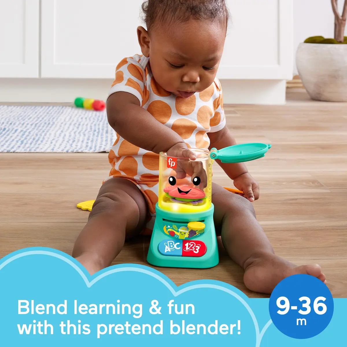 Fisher-Price Laugh & Learn Counting & Colors Smoothie Maker Toy | Interactive Learning Toy for Babies & Toddlers - view 2
