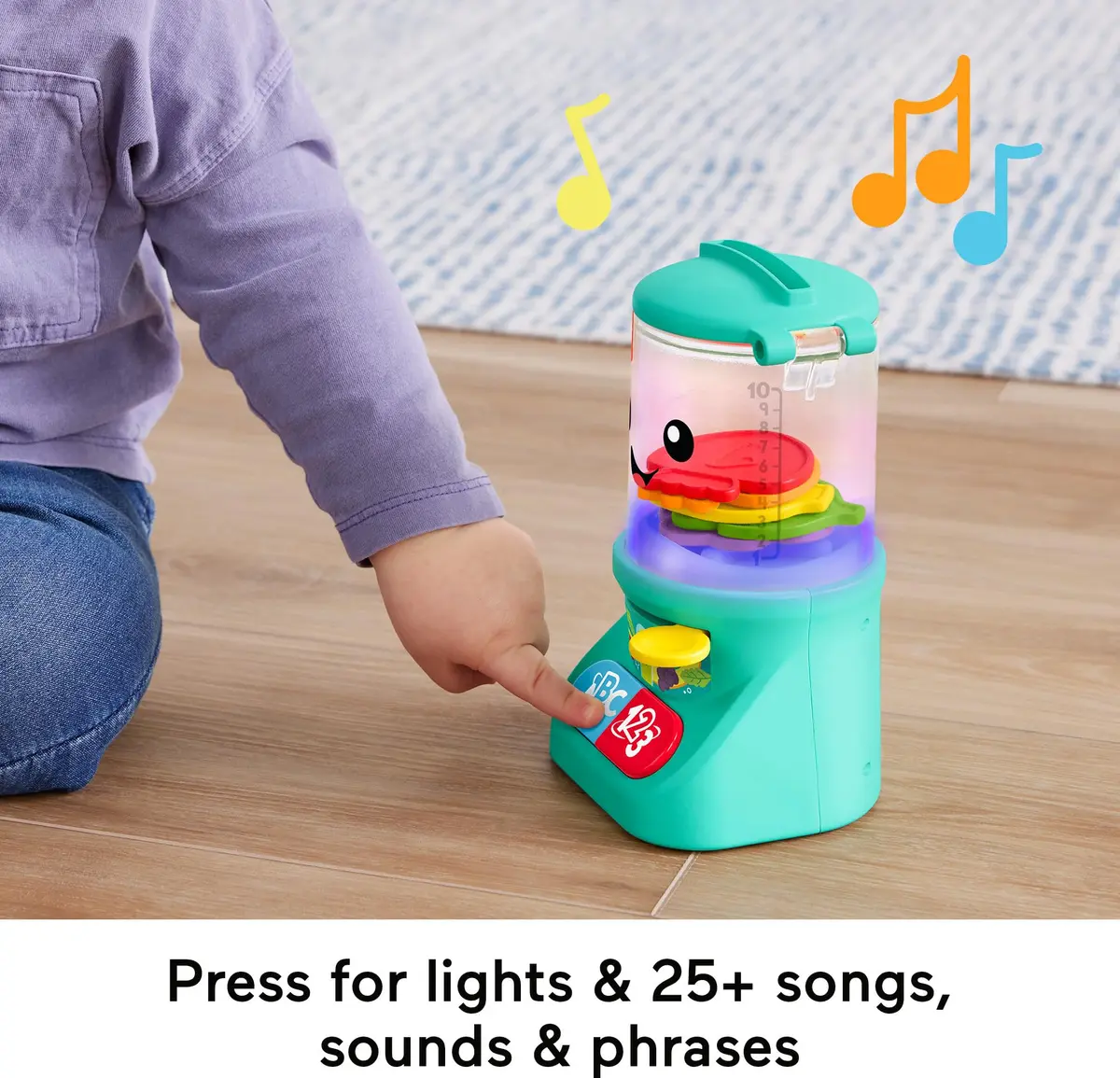 Fisher-Price Laugh & Learn Counting & Colors Smoothie Maker Toy | Interactive Learning Toy for Babies & Toddlers - view 3