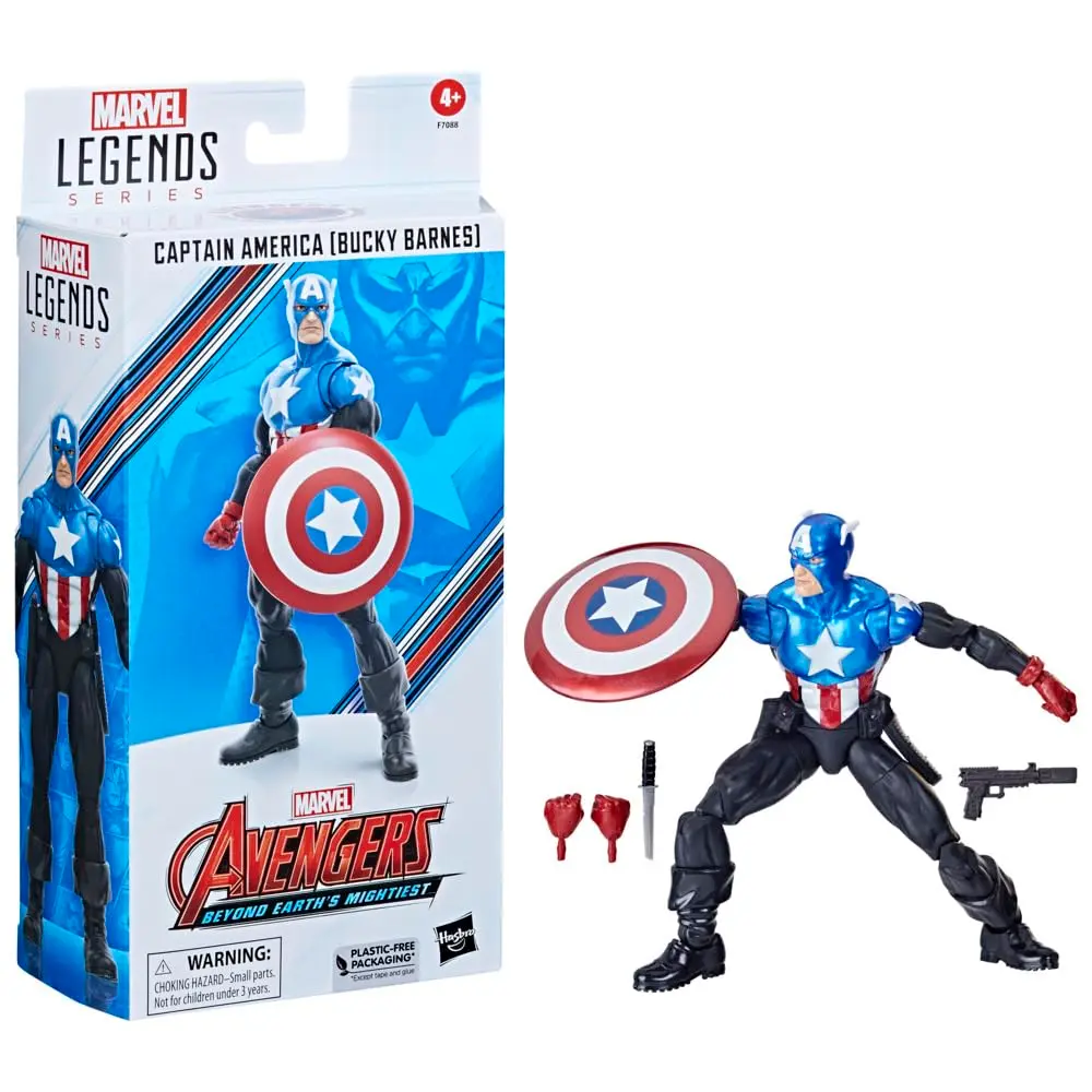 MARVEL THE AVENGERS Avengers: Beyond Earth's Mightiest Marvel Legends Figurine Captain America (Bucky Barnes) 15cm | Marvel Action Figure for Kids - main product image