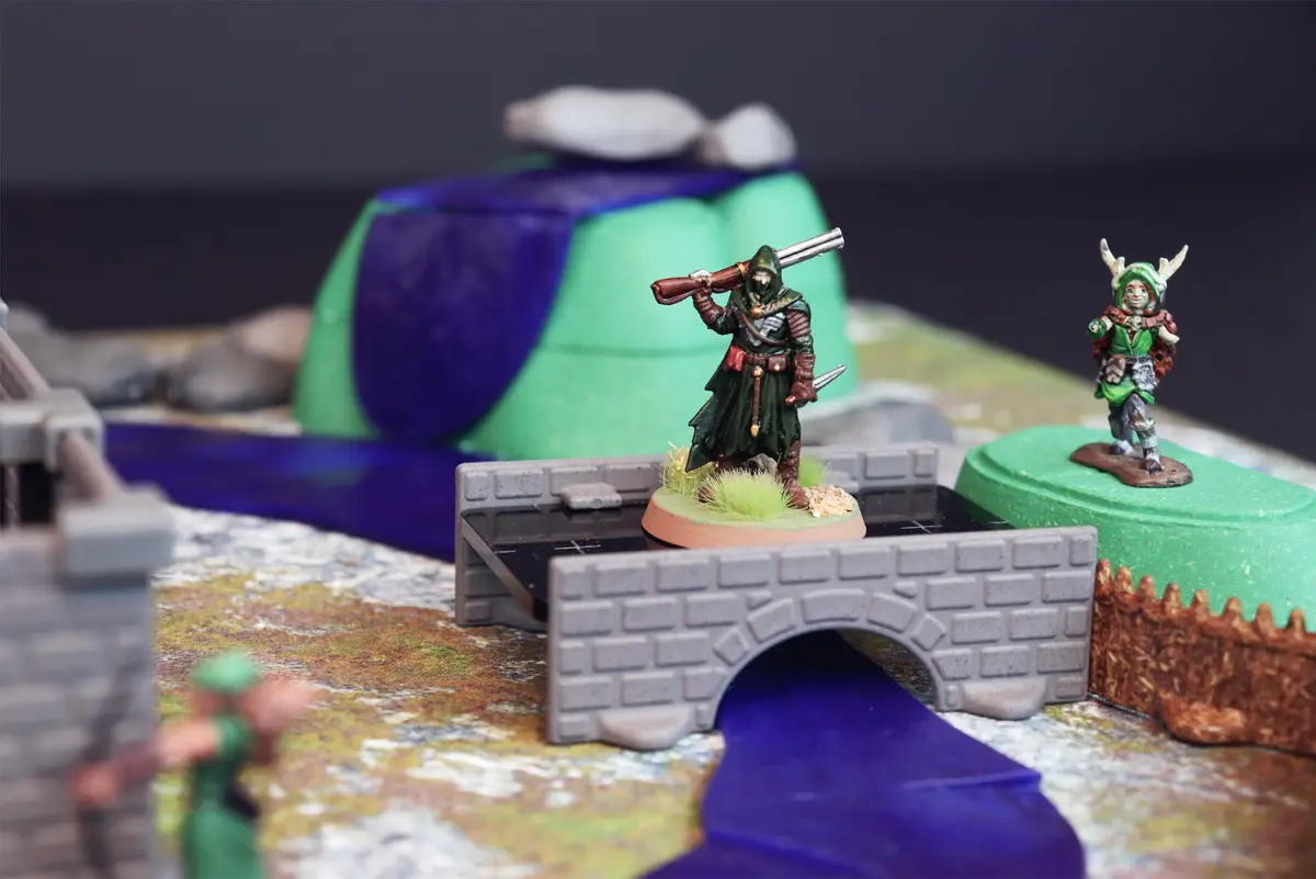 Dirt Cheap Dungeons Waterways Kit Modular Injection-Molded TTRPG Accessories 8ft (24.4m) - view 7