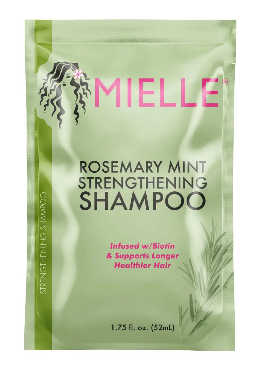 Mielle Rosemary Mint Strengthening Shampoo 1.75 Fl Oz Pack of 3 | Biotin-Infused Hair Care - view 2