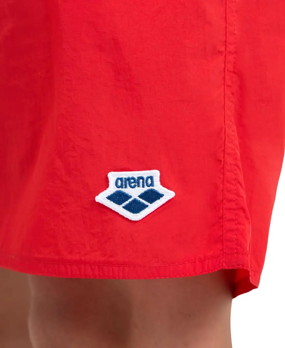 ARENA Men's Icons Solid Beach Short Boxers with Mesh Inner Brief | Quick Dry, Recycled Polyamide, Side Pockets, Red, XX-Large - view 5