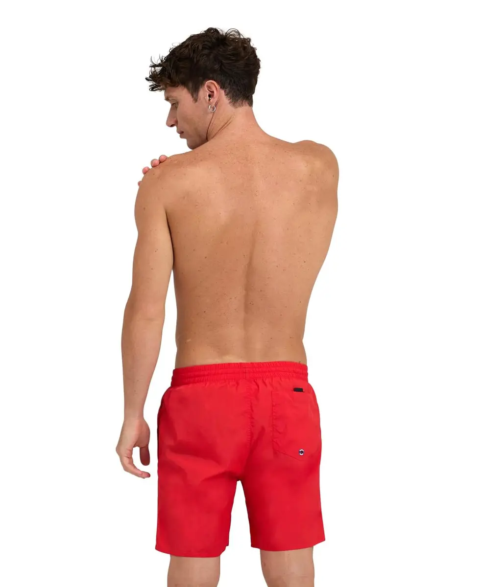ARENA Men's Icons Solid Beach Short Boxers with Mesh Inner Brief | Quick Dry, Recycled Polyamide, Side Pockets, Red, XX-Large - view 2