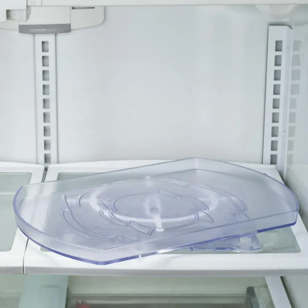 Ontel Smart Spin Rotating Organizer 28.5cm (11.22in) | Clear Acrylic Turntable for Kitchen, Fridge, Pantry - view 2