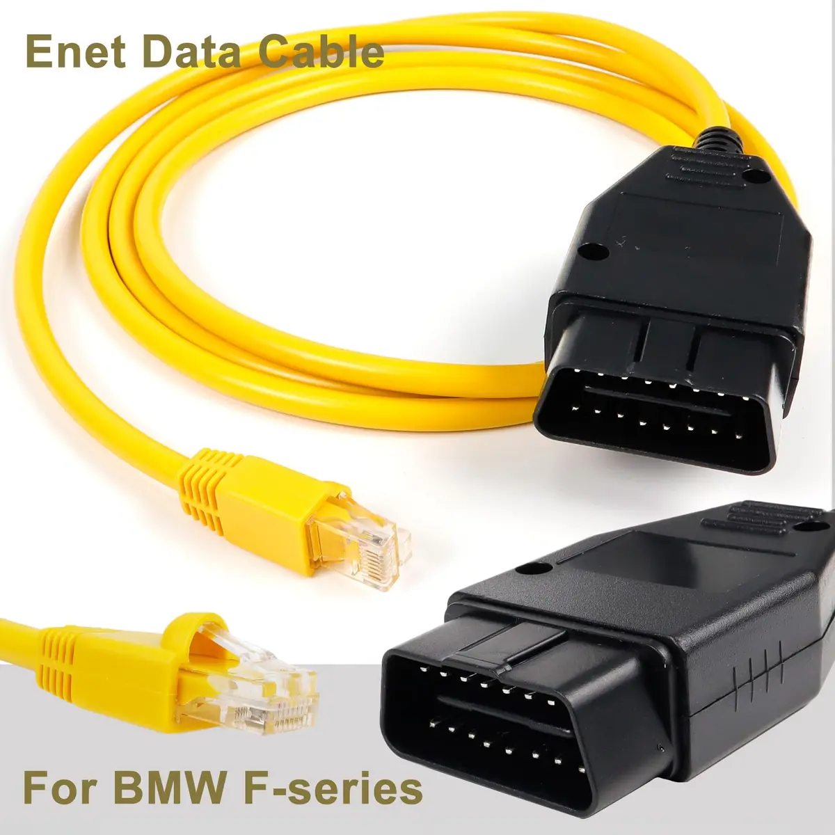 AUTOXBERT Enet OBD2 RJ45 Ethernet Cable for BMW F Series | 6.6ft/2M Diagnostic Interface - view 8