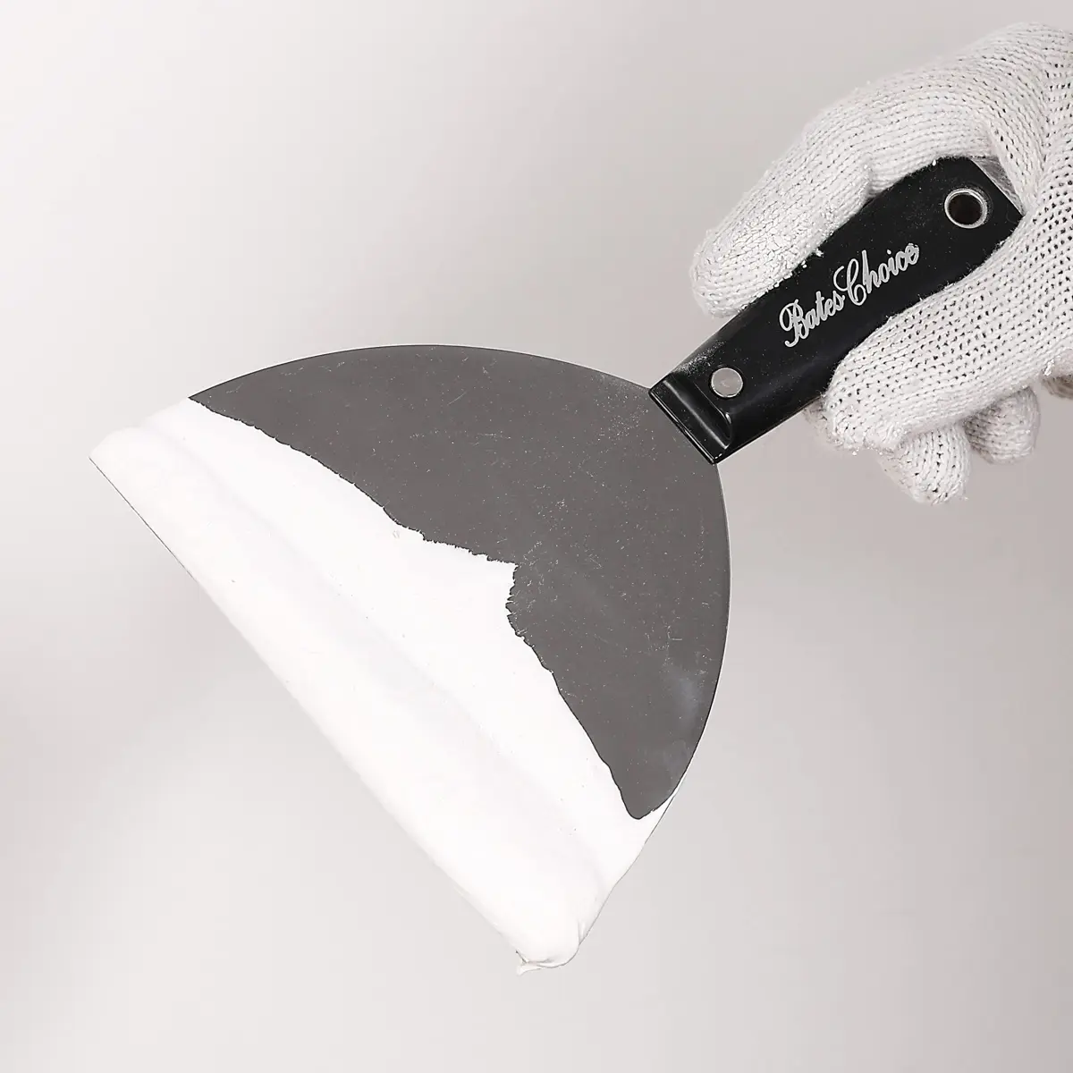 Bates Choice 6-Inch Flexible Putty Knife | Carbon Steel Metal Scraper for Drywall Spackle & Paint - view 9